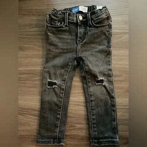 Old Navy black wash distressed jeans size 2T